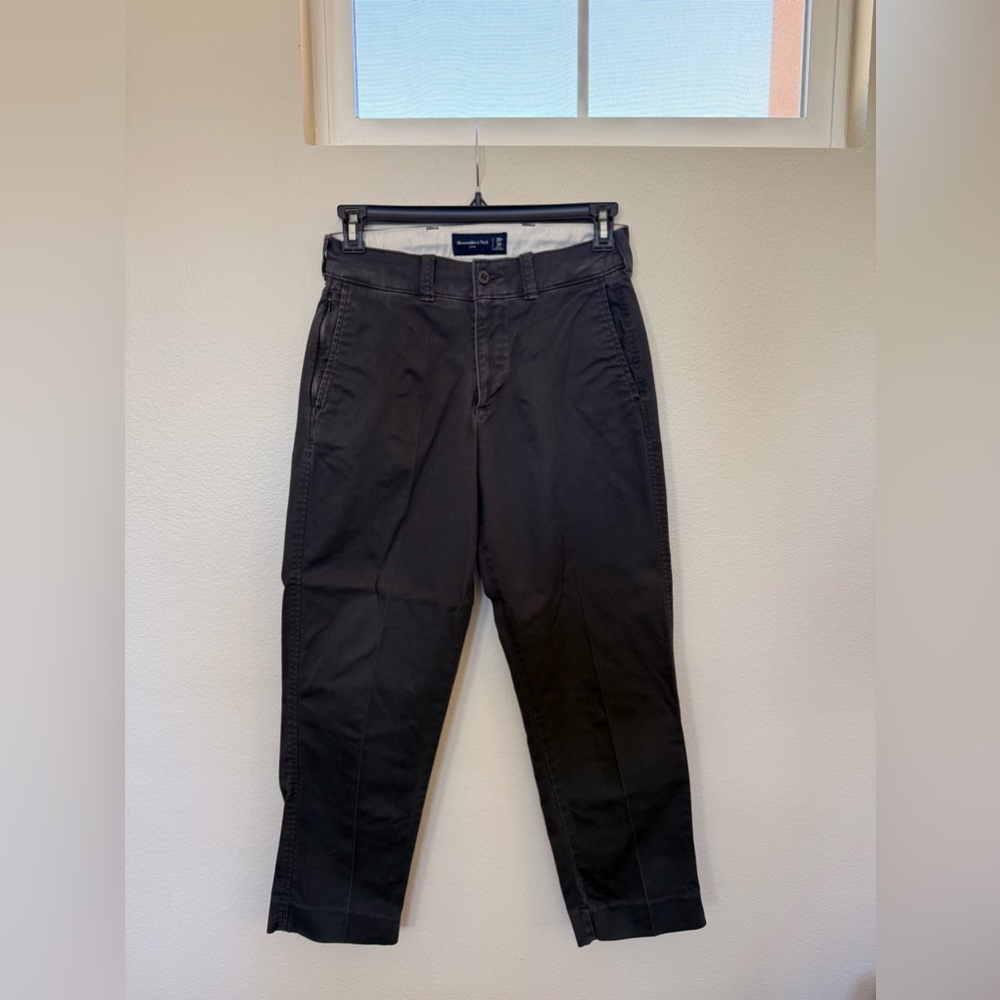 Abercrombie Permacrease Pants Grey Size 30x30